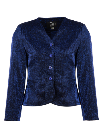 CBK Suits Icy Sparkling Blazer Majorelle Blue