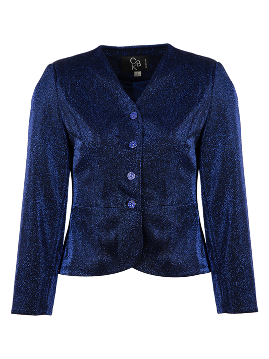CBK Suits Icy Sparkling Blazer Majorelle Blue