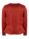 CBK Suits Icy Sparkling Blazer Fiery Red
