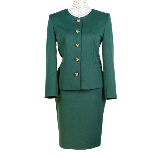 CBK Suits Saraya Classic Blazer Navy Green