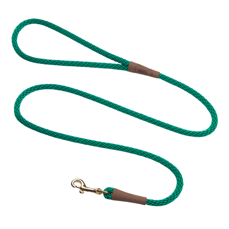 Mendota hundeline Kelly Green 1.8 meter lang, 9 mm tyk