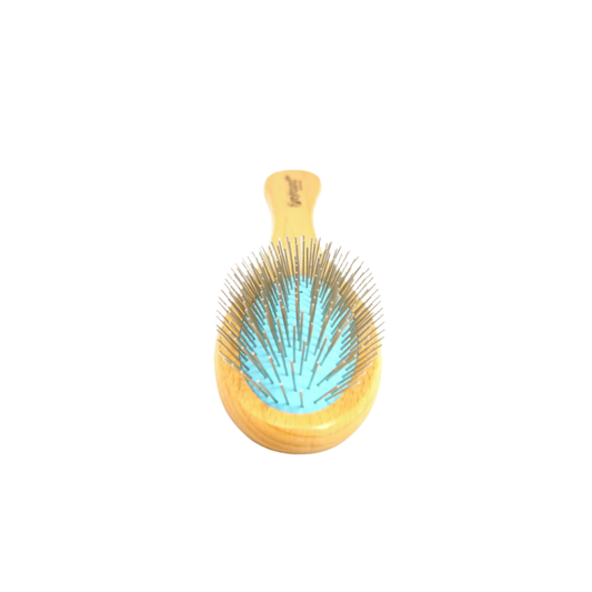 Greyhound oval børste stor 20mm tænder