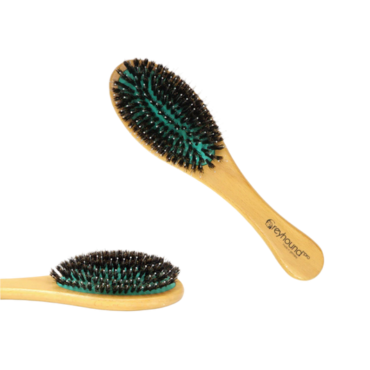 Greyhound vildsvins- og nylonbørste stor