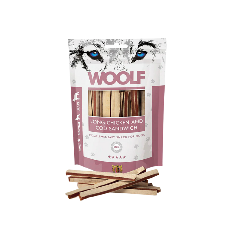 Woolf long chicken & cod sandwich