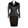 CBK Suits Marco Satin Suit Black