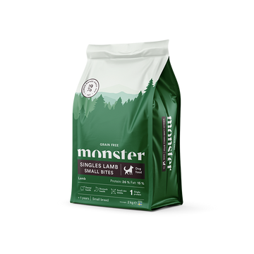 Monster grain free singles lamb, small bites