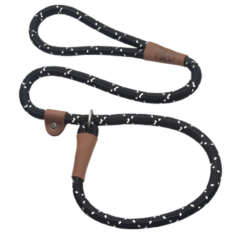 Mendota retrieverline night-viz black 1.8 meter lang 13mm tyk