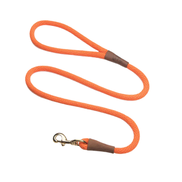 Mendota hundeline orange 1.8 meter lang 13mm tyk