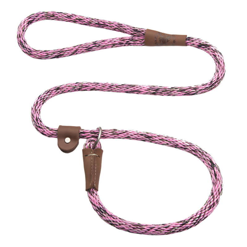 Mendota Retrieverline Pink Camo 1.8 meter lang, 13 mm tyk