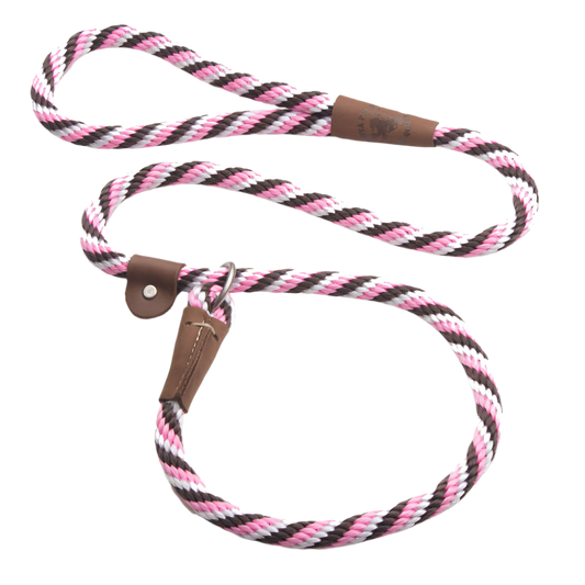 Mendota retrieverline pink chocolate 1.8 meter lang 13mm tyk