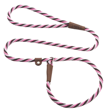 Mendota retrieverline pink chocolate 1.8 meter lang 9mm tyk