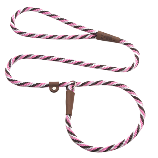 Mendota retrieverline pink chocolate 1.8 meter lang 9mm tyk