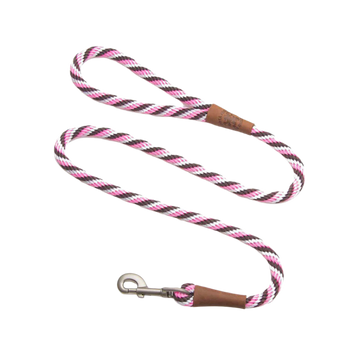 Mendota hundeline pink chocolate 1.8 meter lang 13mm tyk