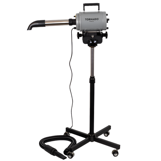 CBK Tornado powerdry blower med gulvstativ & pipe