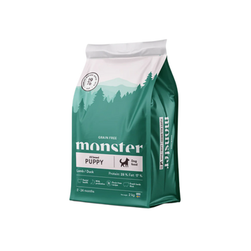 Monster grain free puppy lam & duck, S/M breed