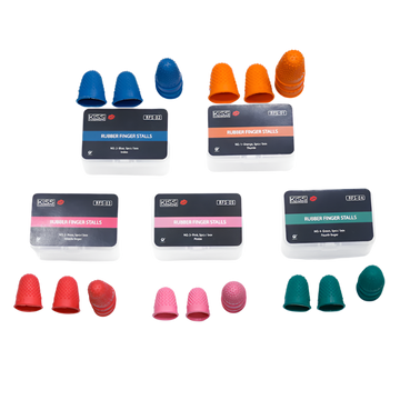 KISS Gummi fingerbøl no. 2 blå 23mm I diameter