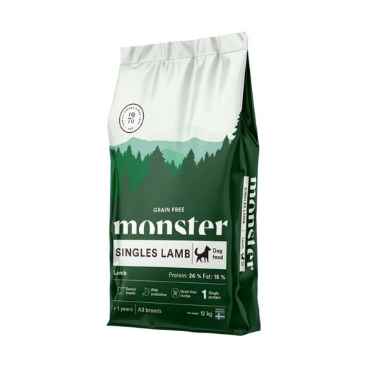 Monster grain free singles lamb, all breed