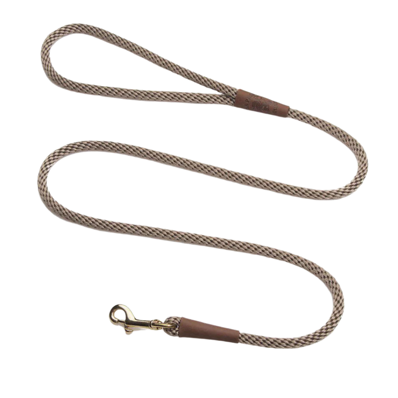 Mendota hundeline Tan 1.8 meter lang, 9 mm tyk