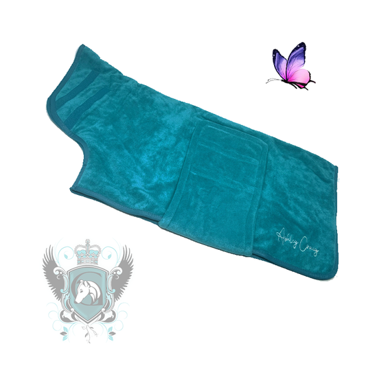 Ashley Craig tørredækken microfiber Turkis