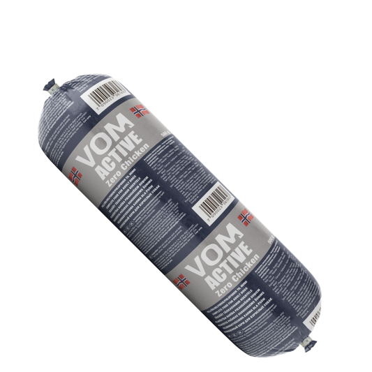 Vom og Hundemat active zero chicken fuldfoder 500g