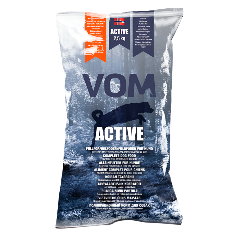 VOM ACTIVE FULDFODER KØDBOLLER 2.5kg