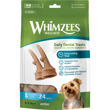 Whimzees occupy antler small 24 stk