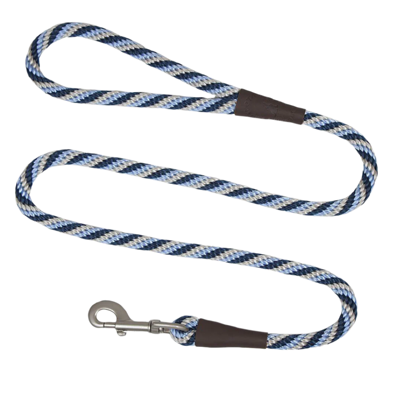 Mendota hundeline Arctic Blue 1.8 meter lang, 13 mm tyk