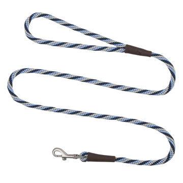 Mendota hundeline arctic blue 1.8 meter lang 9mm tyk