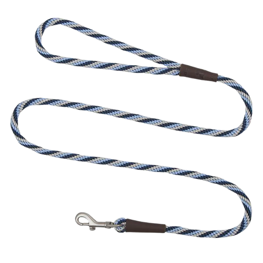 Mendota hundeline arctic blue 1.8 meter lang 9mm tyk