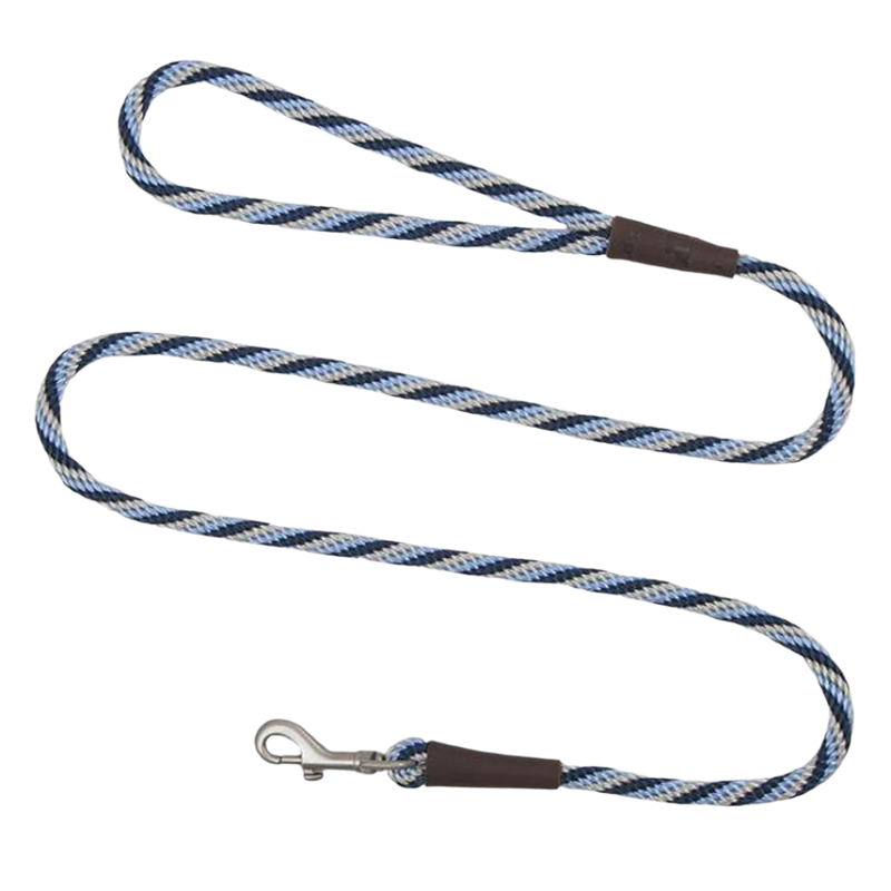 Mendota hundeline Arctic Blue 1.8 meter lang, 9 mm tyk