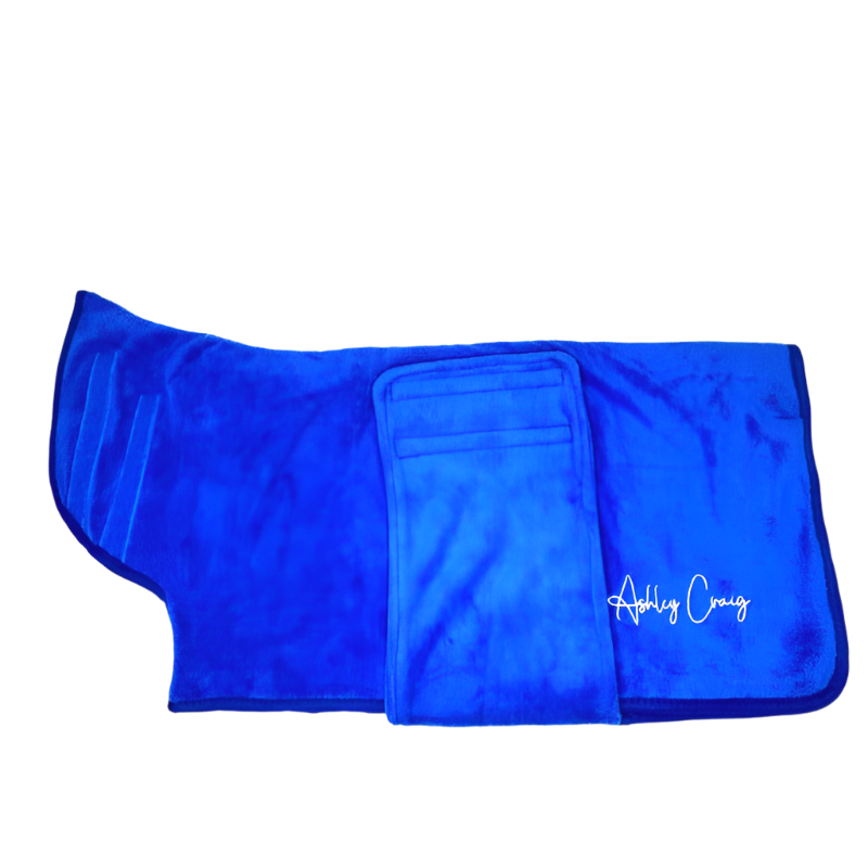 Ashley Craig Tørredækken Microfiber - Koboltblå, flere størrelser