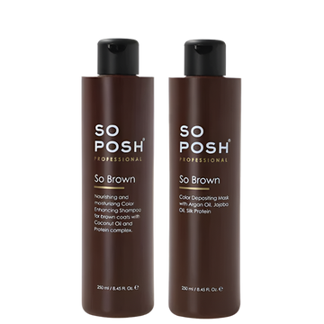 SO POSH I'm so brown shampoo + conditioner 250ml