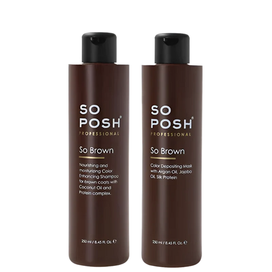 So Posh I’m So Brown Shampoo & Conditioner til Hunde – 250 ml