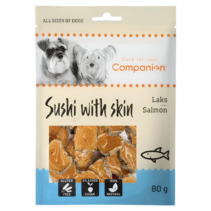 Companion Skin Wrapped Sushi - laks 80g