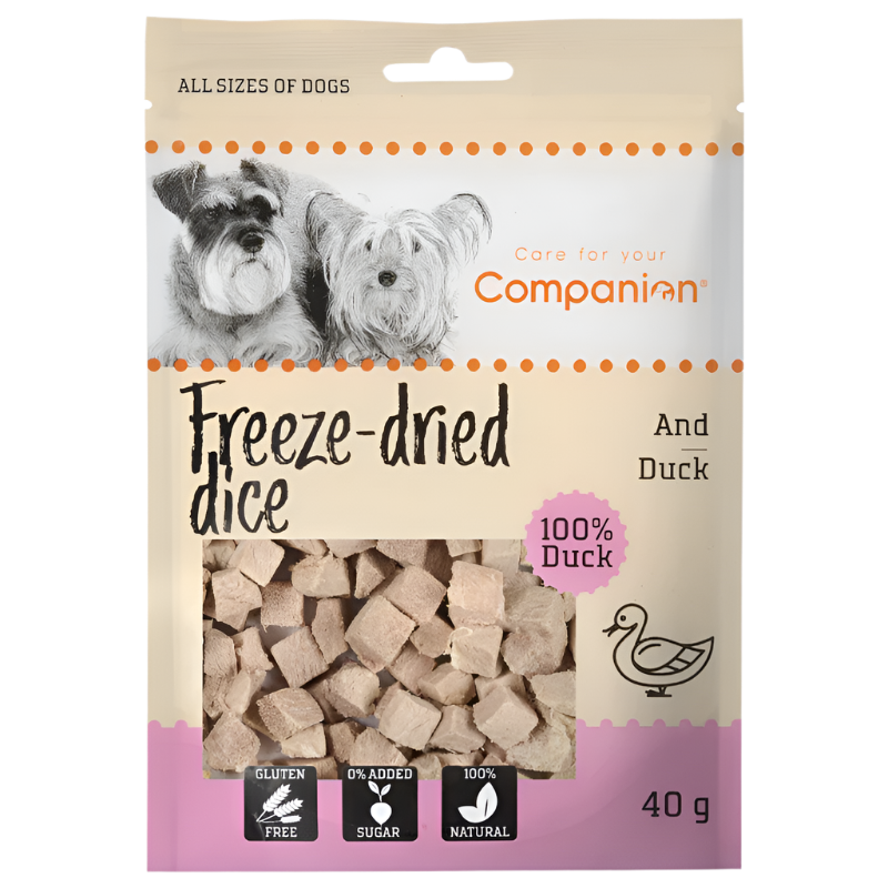 Companion freeze-dried dice - and 40g