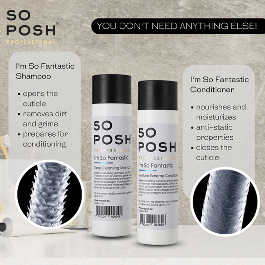 SO POSH I'm so fantastic shampoo + conditioner 250ml