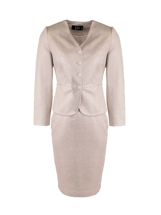 CBK Suits Icy Suit Champagne med Rhinesten