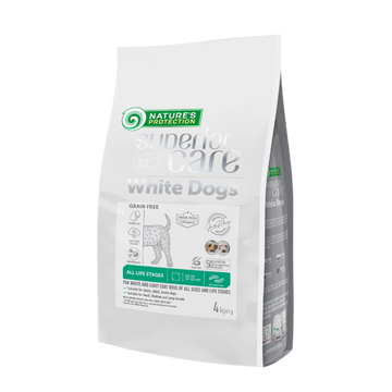 Nature's Protection White dogs adult all breed, insect - medium kibbles