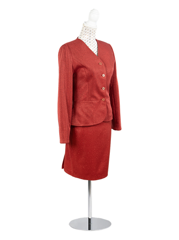 CBK Suits Icy Sparkling Suit Fiery Red