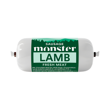 Monster Træningspølse Lam 80g