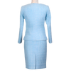 CBK Suits New Tweed Look Suit Light Blue