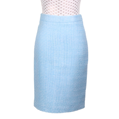 NEW CHANEL LOOK SUIT LIGHT BLUE