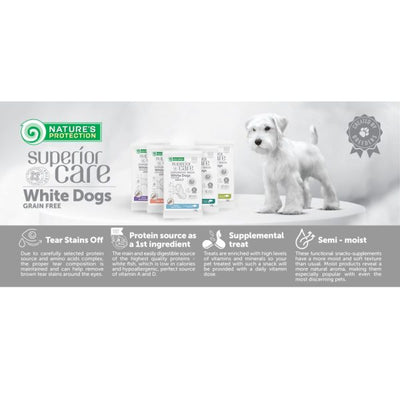 Nature's Protection White dogs, clear vision, salmon 110 g