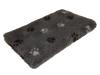 CBK Skridsikker Tykke Vetbed Gråmeleret Med Poter 100x150cm - 30mm Lud
