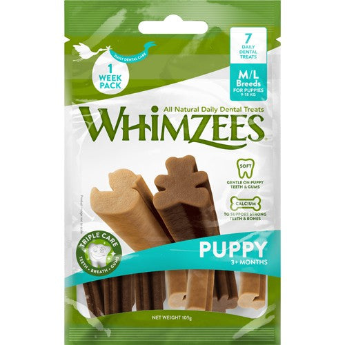 Whimzees Puppy Chew M/L 7 stk