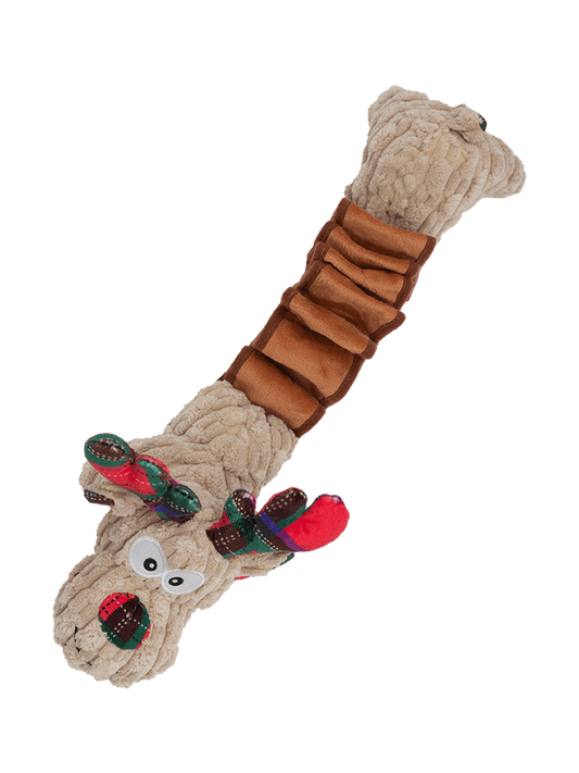 Julebamse Rensdyr med træk