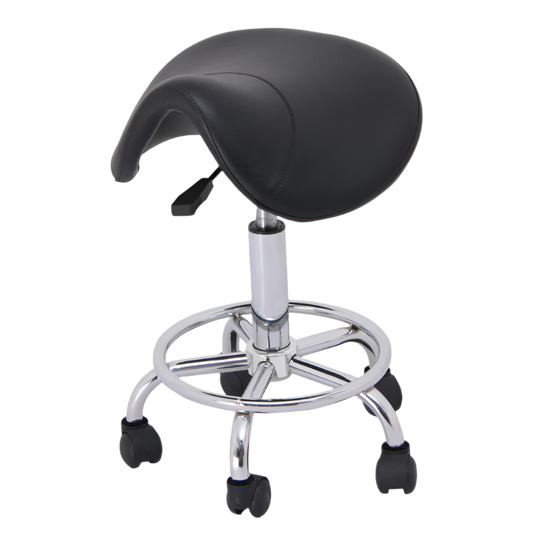 CBK Ergonomisk grooming sadelstol sort