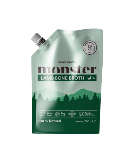 Monster Dog Bone Broth Lamb