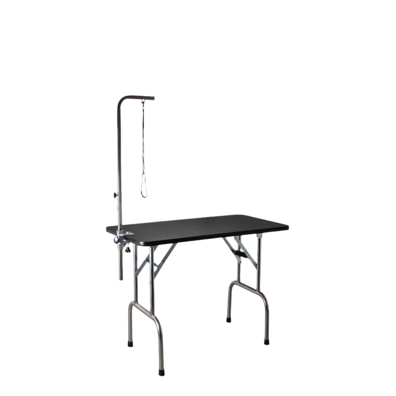 Letvægts Trimmebord med sort bordplade 75x47 cm