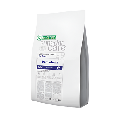 Nature`s Protection veterinary diet - salmon hypoallergenic/dermatosis adult all breed - medium kibbles